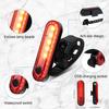 Bike Rear Tail Light USB Rechargeable White Red LED Bright Bicycle Taillights Safety Warning Helmet Lights Cycling Accessories