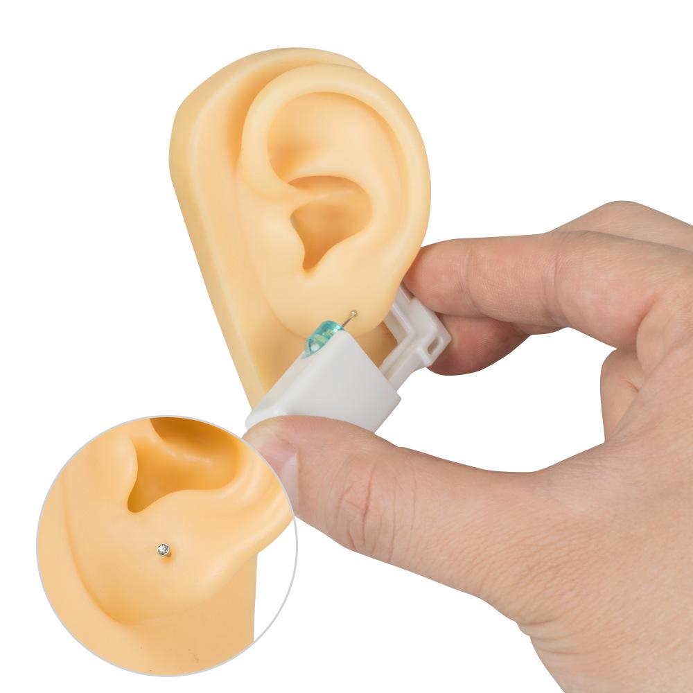 Silicone Ear Model for Light/Dark Skin Tones - Soft Ear Model for Ear Picking Practice