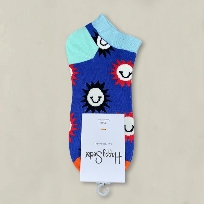 Happy Socks Womens Ankle Cartoon Cute Cotton Low Cut Colorful Casual