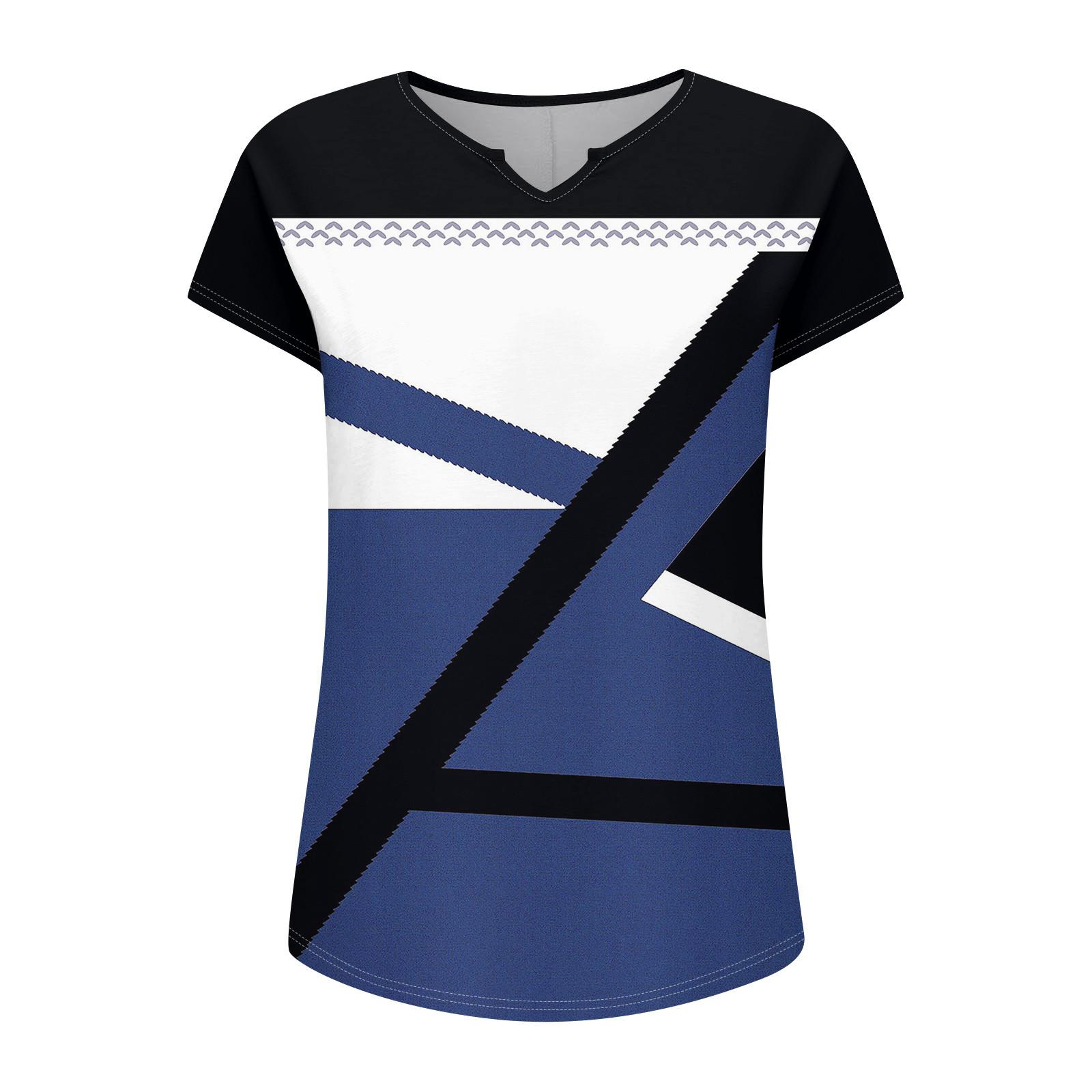 Женские модные топы с короткими рукавами — фото 4