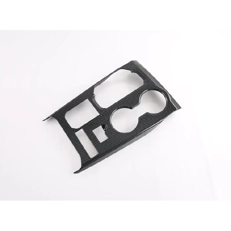 For Toyota Highlander XU70    Car Accessories Carbon Fiber Style Gear Shift Panel Center Console Cover Trim Frame