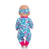Children's 18-Inch Doll Dress-Up Onesie with Zipper and Accessories