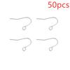 20pcs Never Fade Stainless Steel Earrings Hooks Clasps Bulk PVD Anti Allergy Earring Making Supplies For Diy Jewelry Findings