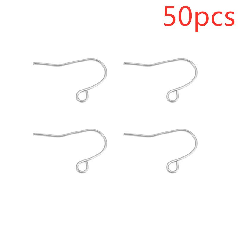

20pcs Never Fade Stainless Steel Earrings Hooks Clasps Bulk PVD Anti Allergy Earring Making Supplies For Diy Jewelry Findings