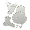 Christmas Cartoon Snowman Metal Cut Dies Stencils For Scrapbooking Stamp/Photo Album Decorative Embossing DIY Paper Cards