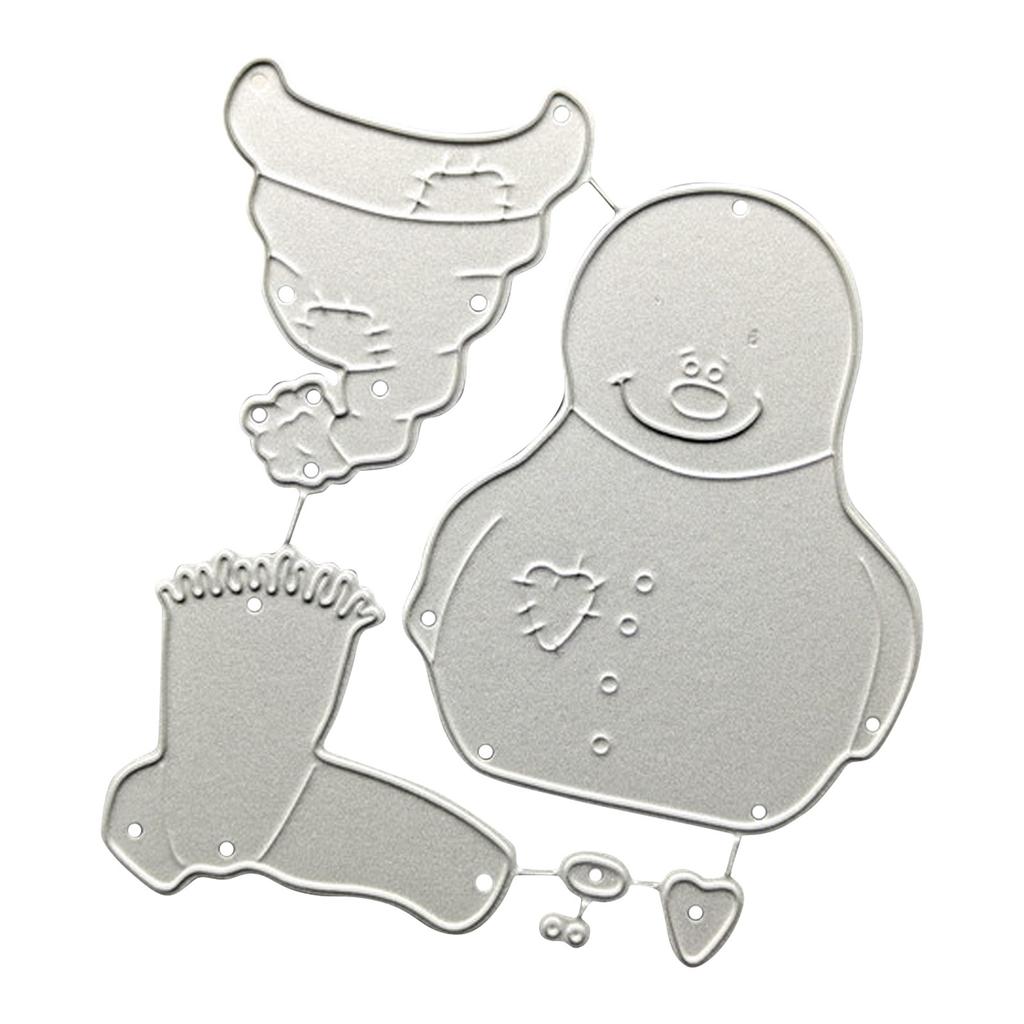 Christmas Cartoon Snowman Metal Cut Dies Stencils For Scrapbooking Stamp/Photo Album Decorative Embossing DIY Paper Cards