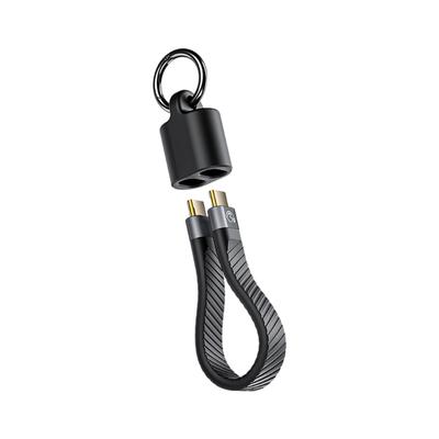 Portable USB C Keychain Charging Cord 10Gbps Data Transfer 8K/4K Display Universal Compatibility for Laptops Phones