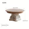 French Style Handmade Retro Wooden Display Storage Traywedding Ornaments Entrance Decorations Cake Dessert Stand Kitchen Decor