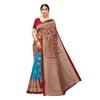 Yashika Venkatagiri Art Silk with Blouse Piece Saree (SDPLMETRO_ Turquoise_ Free )