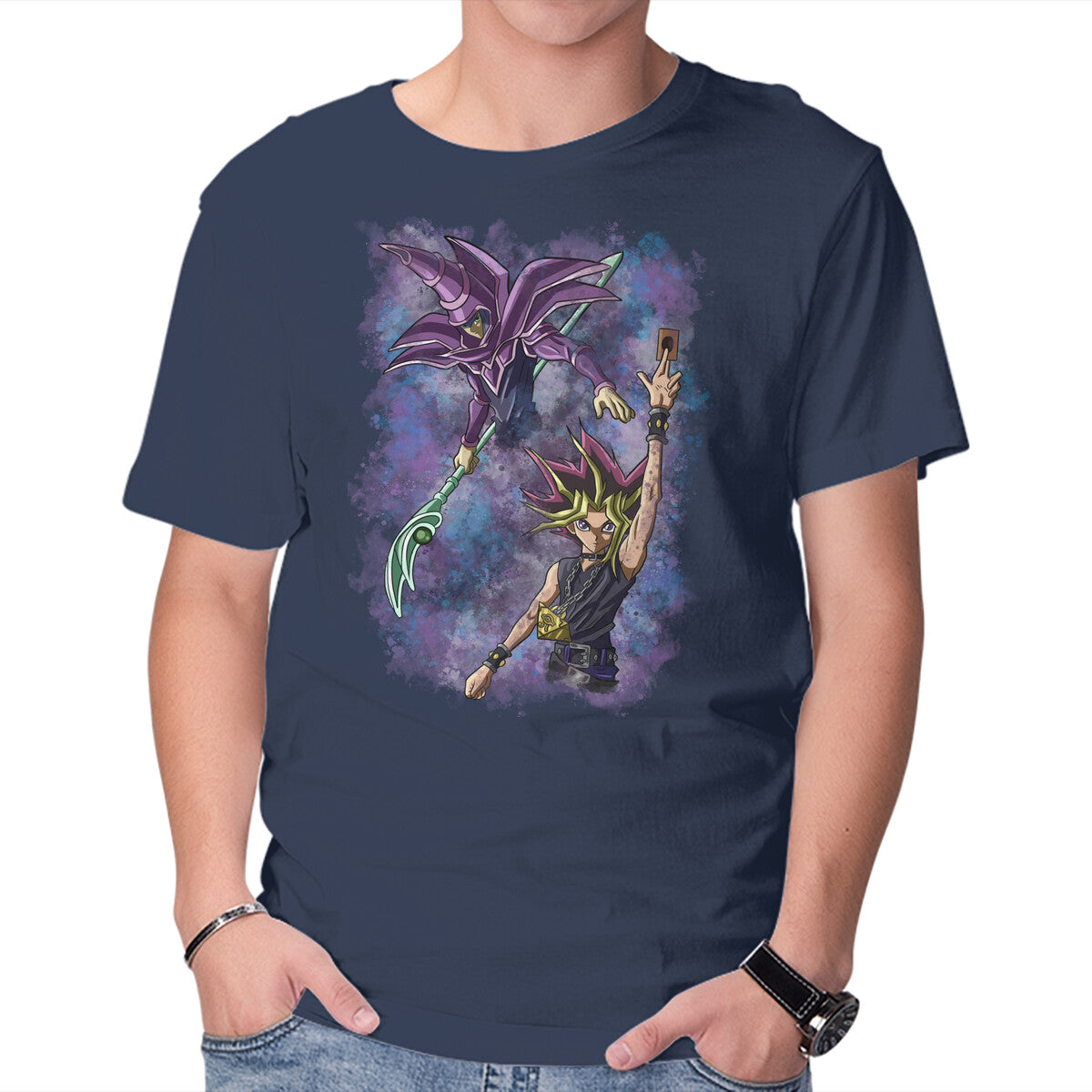 Unisex Crew Neck T-Shirt Ready Dark Magician Graphic Short Sleeve Casual Tee XXL