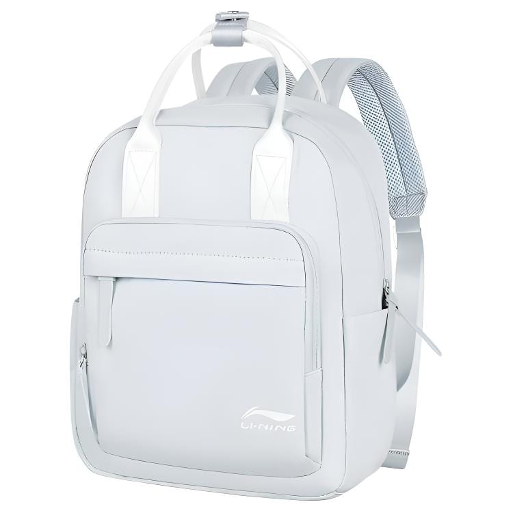 Li Ning Polyester Backpack Regular Unisex Aqua Blue YBSU182-4