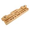 Training Hang Board Solid Wood Various Grip Hole Enhanced Strength Exercise Compact Climbing Finger Board for Home Gym
