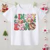 In My Christmas Era Print Kid T-shirt Casual Short Sleeve Round Neck Child Tees Shirt Christmas Day Holiday Childs Clothes