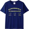Unisex Summer Teenagers T Shirt Dangerously Overeducated Bachelors Masters Doctorate Short Sleeve Printed Oneck Tshirt