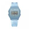 Casio F 91ws 2hdF  F 91ws 2  Digital Square Vintage Retro Clear Public Pu Watch