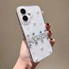 Transparent Epoxy Glitter Sequined Pearl Mobile Phone Case For Iphone17Promax Star Rhinestone Apple 16 Women
