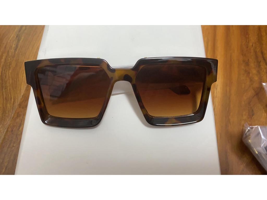 New Cross-Border Large Square Frame Sunglasses for Men & Women - Fashionable Street Style