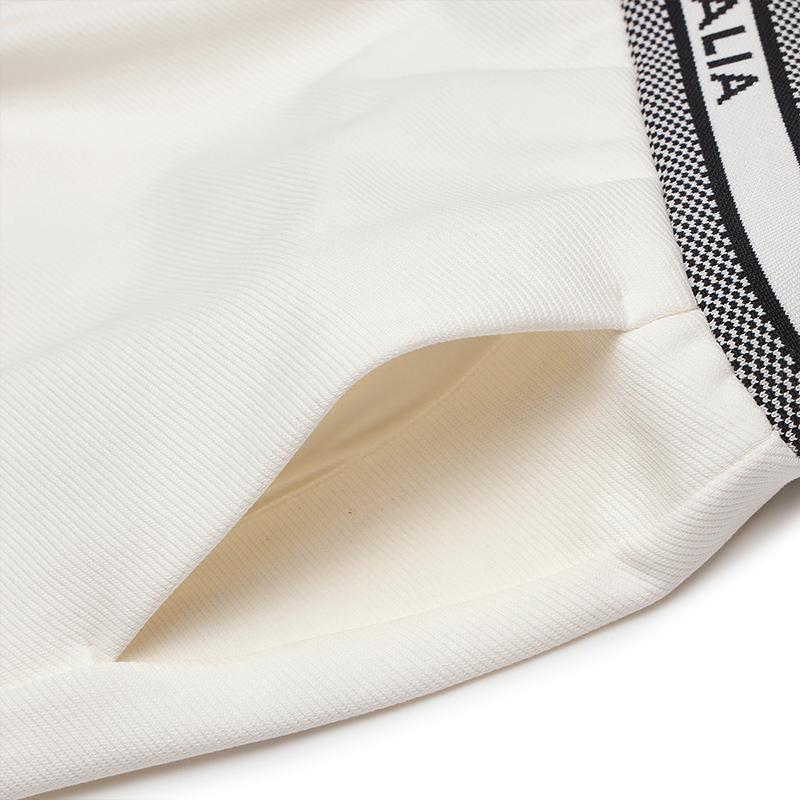 Fila Heritage Fashion Versatile Knitted Straight Leg Casual Pants Women Bottoms Light-Beige F11W518608F-IV