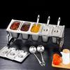 Telescopic Stainless Steel Food Pan Seasoning Rack