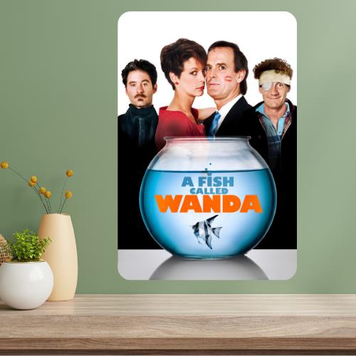 A Fish Called Wanda Classic Movie Metal Poster Sign 20x30cm（7.8x11.8inch）