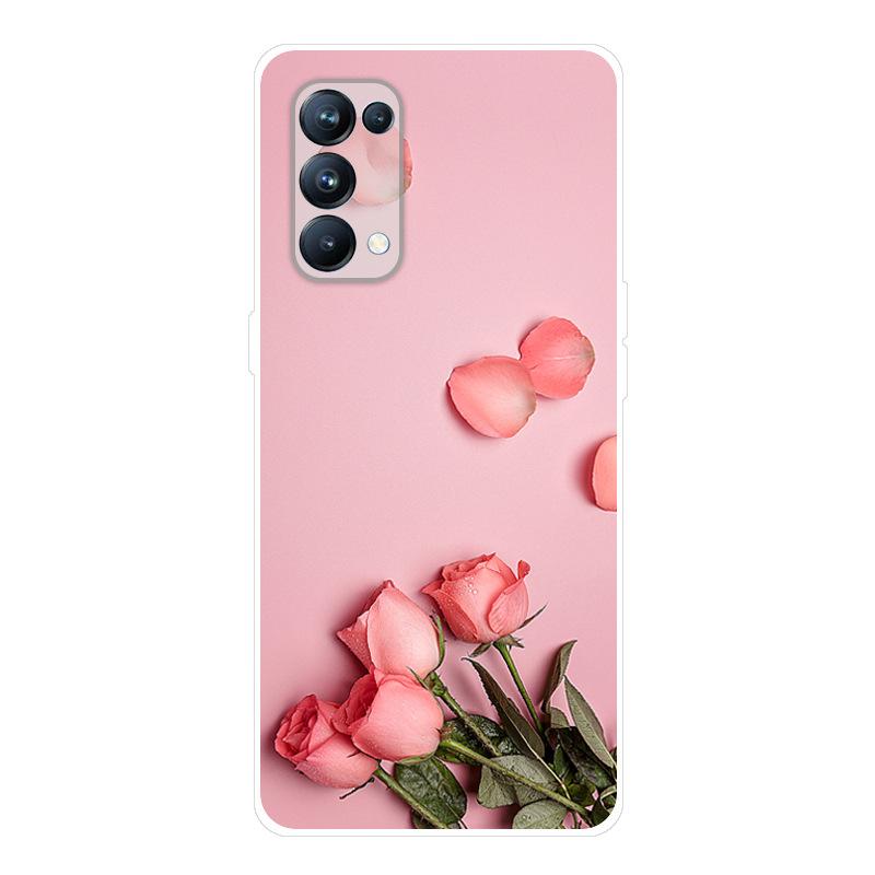 For OPPO Reno 5 Reno5 Pro 5G Case Soft Silicone Back Case Coque for OPPO Reno 5 Pro 5G Phone Cover Shockproof Fundas for Reno 5