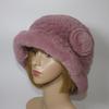 Winter Women Outdoor Knitted Real Rex Rabbit Fur Hat Natural Warm Fur Bucket Hats Girls Fashion Fluffy Real Rex Rabbit Fur Caps