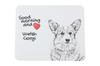 Pembroke Welsh Corgi - Mouse Pad with Print, Personalized Dog-themed Mouse Pad, Unique Gadget for an Office Worker by Art-Dog Brand