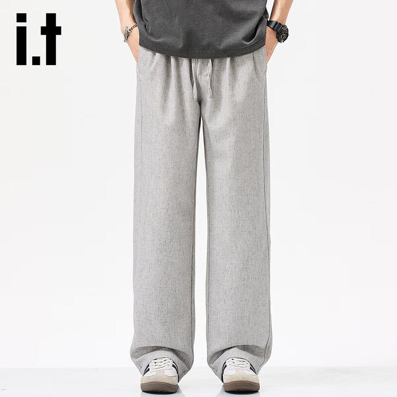 Izzue IT Men's Pure Cotton Retro Casual Trousers