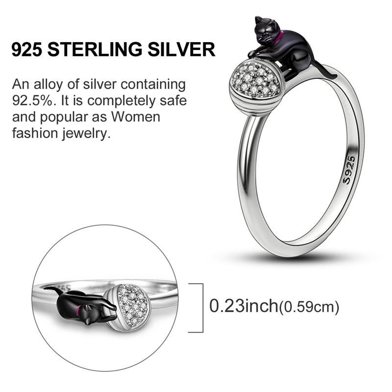 Women Rings 925 Silver Luxury Stackable Ring Original Design Zircon Finger Rings High Quality Wedding Jewelry Gift
