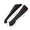 Rear Bumper Lip Splitter   Car Side  Fins Body Lip Spoiler Chin Skirt Protector, Black