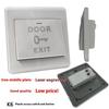 1Set Wall Mounted Door Exit Button Release Switch Panel Access Control No/Com Push To Exit Button For Door Access Control System