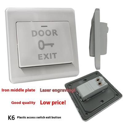 1 Set Duvara Monte Kapı Çıkış Butonu Serbest Bırakma Anahtar Paneli Erişim Kontrolü Kapı Erişim Kontrol Sistemi İçin Çıkış İçin İtme Butonu