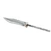 58HRC Damascus Fruit Knife Billets Blade Knife Insert Type DIY Semi-finished  Straight Knife Accessories