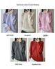 100% Pure Wool Double-Ply Heart Grid Jacquard Loose Warm Top for Autumn/Winter