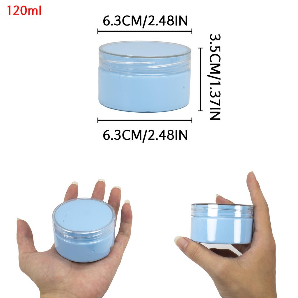 120ml Fluffy Butter Slime Kit Super Soft Non-Sticky Polymer Clay Supplies Light Soft Cotton Plasticine for Slime Party Gifts