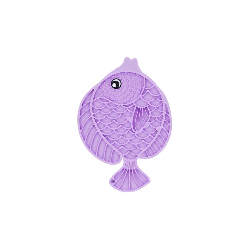 Silicone Slow Feeder for Cats and Dogs - Lick Pad with Suction Cups, -Gulping Eating for Fast Eaters