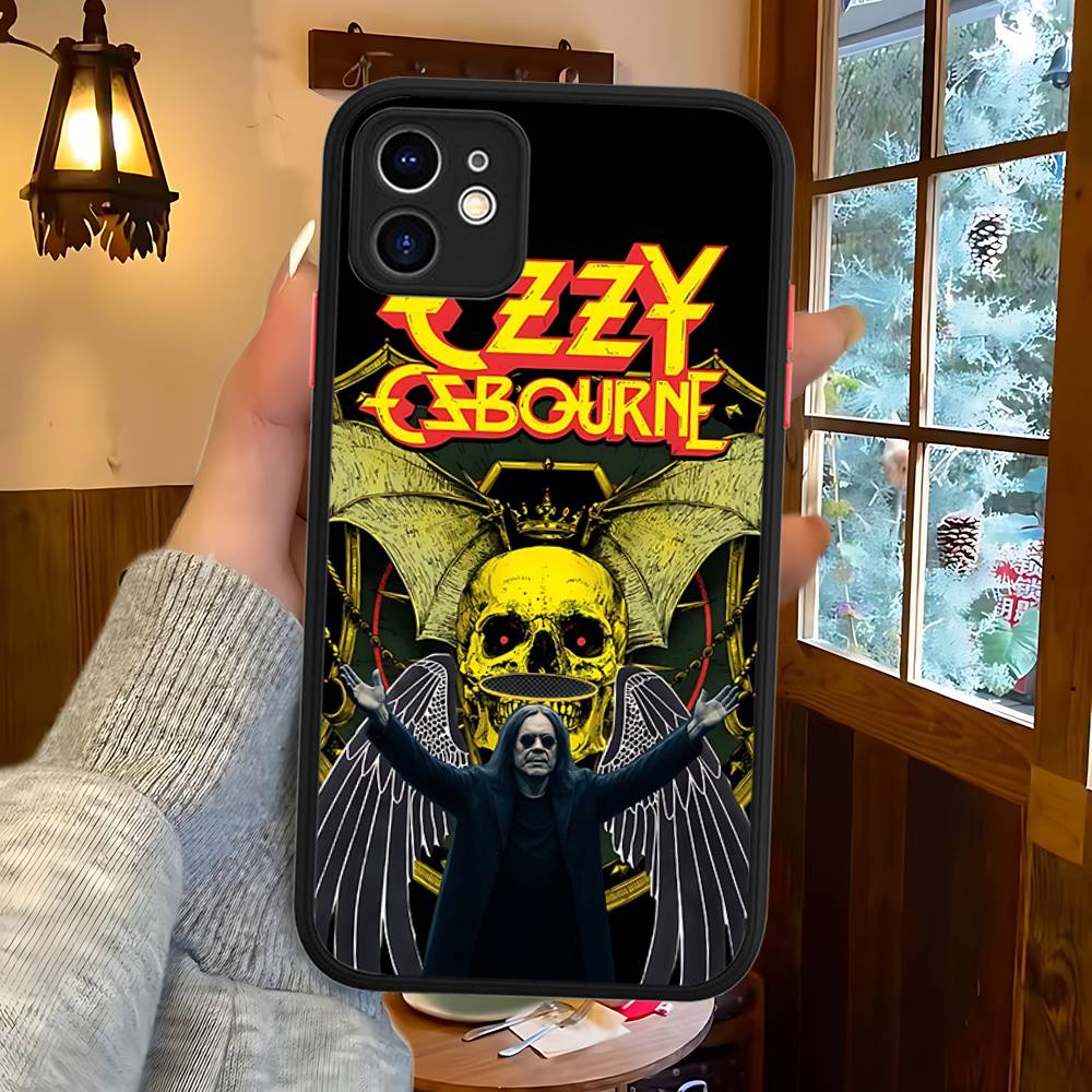 O-Ozzy Osbourne Band Phone Case For IPhone 16 15 14 Plus 15 13 12 11 Pro Max X XS MAX Matte Cover