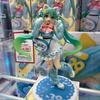 New 19cm Anime Hatsune Miku Figure Sexy Character Ornaments Blue Green chair Kawaii Car Decoration Collectible Model gift
