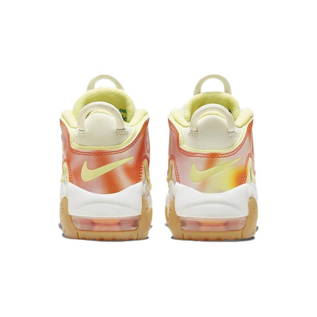 Nike Air More Uptempo Cushioning Thermal Mid Top Children's Basketball Shoes White Kids' FB7704-100