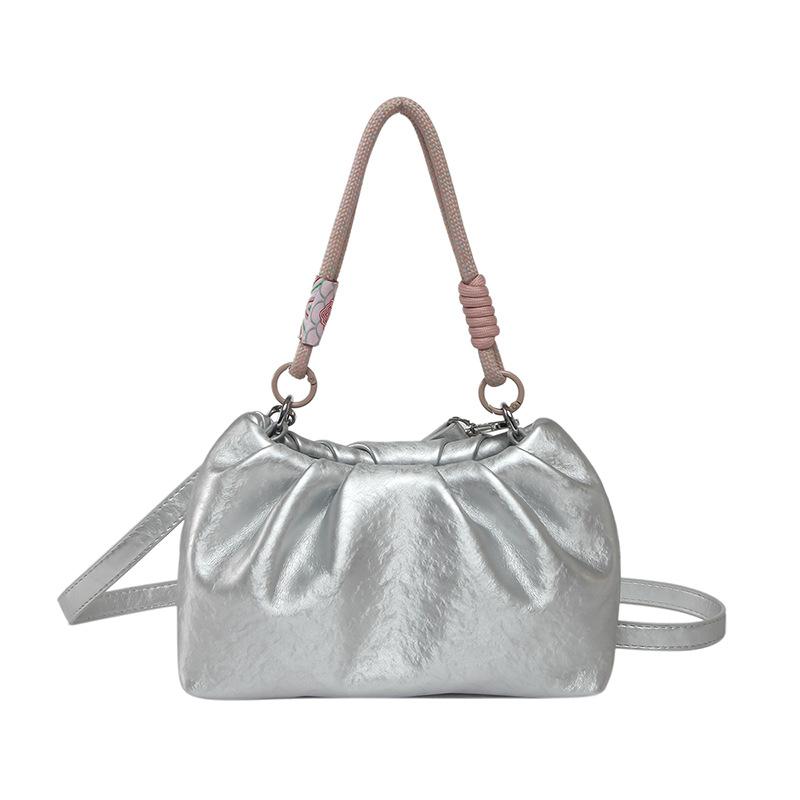 Fashion Casual Handbag Women's New Shoulder Bag Solid Color Versatile Messenger Bag