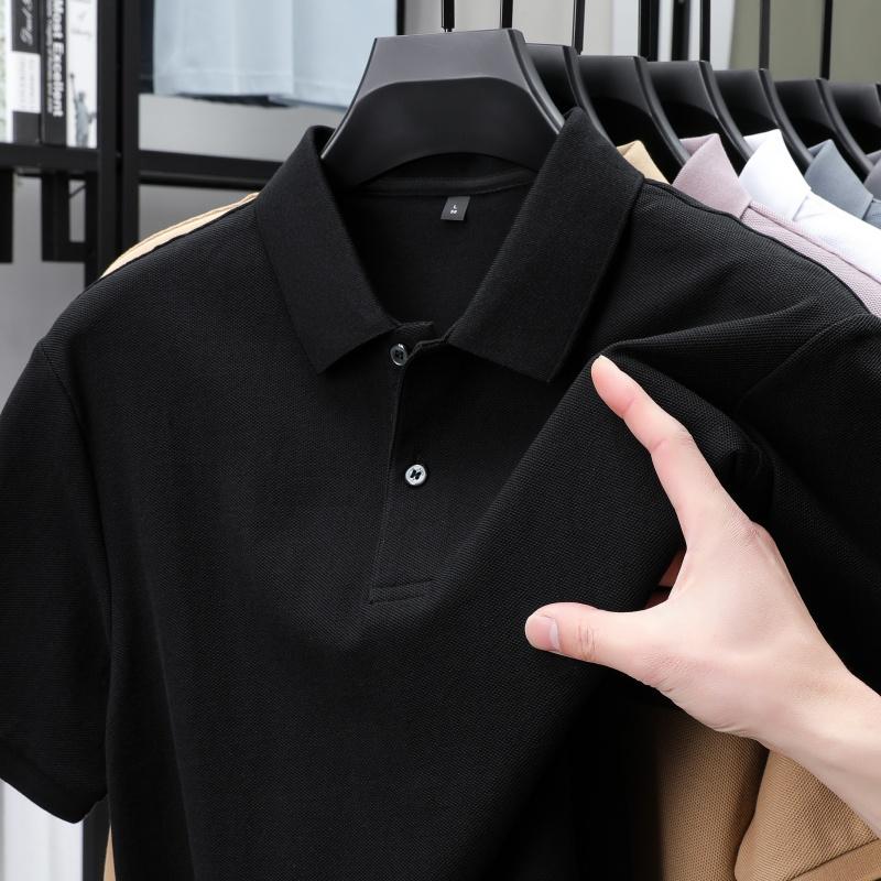 100% Pure Cotton Luxury Brand Men'S Long Sleeved Autumn Fashion Luxury Casual Comfortable Design Original Top-Level Golf T-Shirt