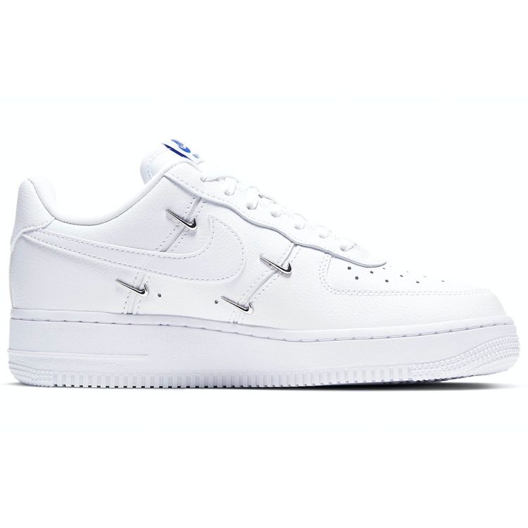 Nike Air Force 1 07 LX Sisterhood - Vit Metallisk Silver Dam Sneakers Hyper-Royal Svart CT1990-100