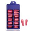 Dlouhé rakvičkové umělé nehty - Balerínkové umělé nehty Akrylové tipy na nehty, Umělé nehty 10 velikostí pro nehtové studio a DIY nail art