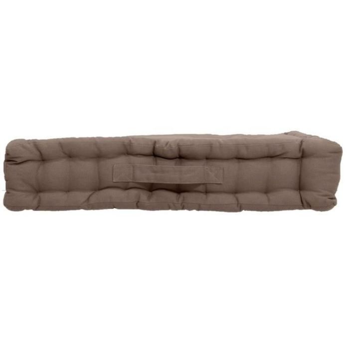 Coussin de sol uni 50 x 50 cm Panama taupe