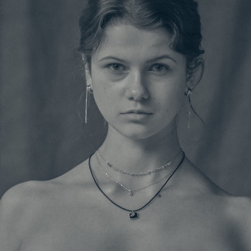 FADEMINE pleats choker Necklace