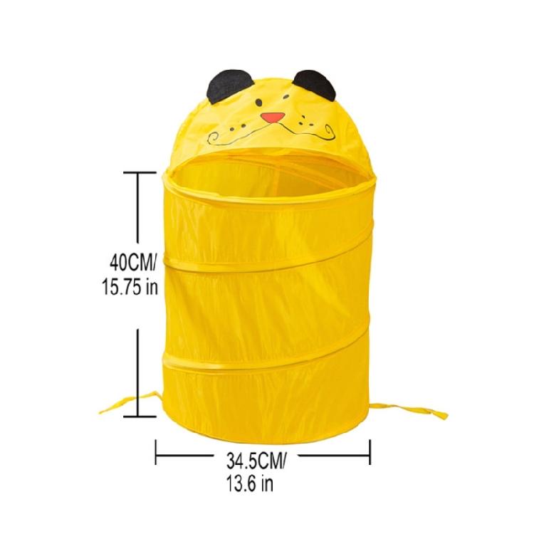 Decorative Animal Print Foldable Storage Basket Waterproof Laundry Hamper Organizers For Home Bathroom Kids Bedroom