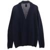 BATONER Made In Japan Linen Blend Long Sleeve Knit Cardigan 1 Navy Men's Used