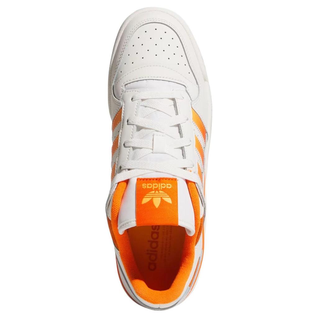 Adidas Forum Low CL White Orange Men Sneakers Cloud-White Real-Gold JI3267