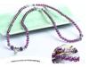 Amethyst and Citrine Glass Bracelets - Fashionable Accessories