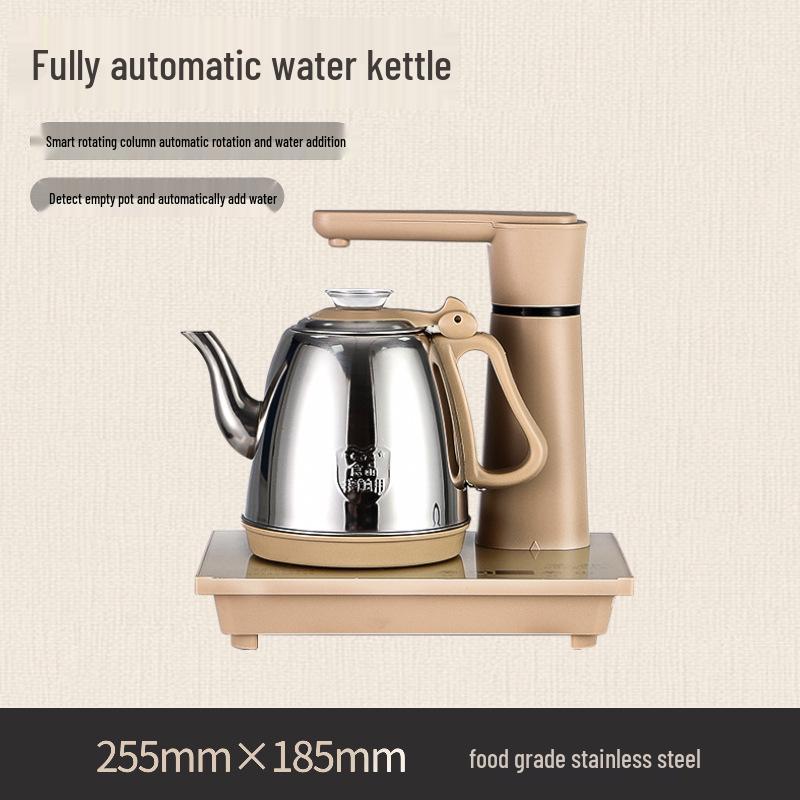 Automatic Electric Tea Brewing Kettle with Built-in Teapot and Stand